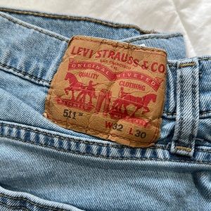 Levi’s Destressed 511’s